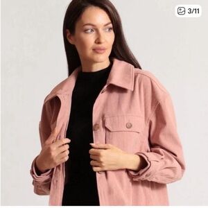 Avec Les Filles Pink Corduroy Jacket